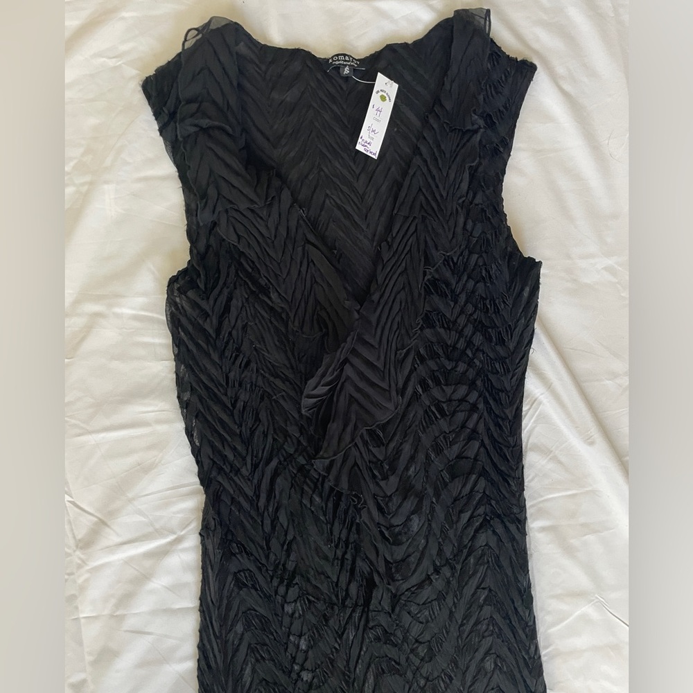 goth mermaid double lined mesh maxi dress